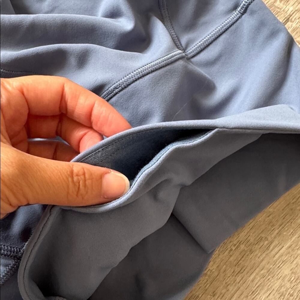Lululemon Align High Rise Leggings 28” Pockets Washed Denim Size 4 Minimalist - Picture 8 of 8